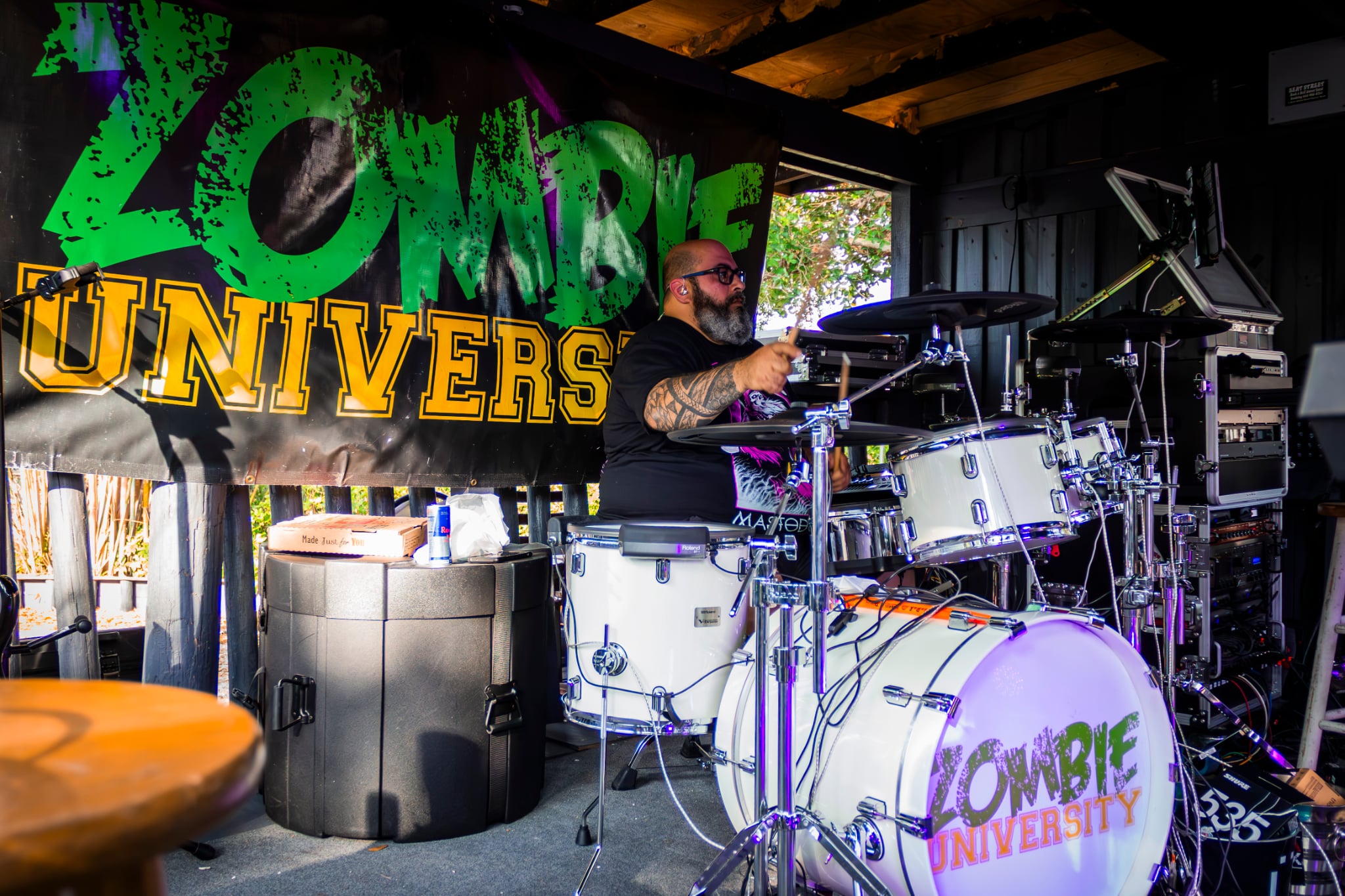 Zombie University performing live on stage