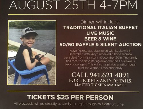 8/25/19 – Benefit for Adyn Pickett @ Carmelo’s Italian Ristorante